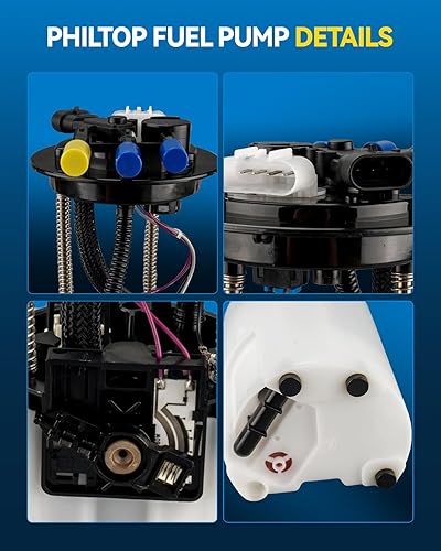 Miniatura 357 de PHILTOP Electric Fuel Pump Assembly Fits For Chevrolet S10 1985-1991, GMC S15 1985-1990, GMC Sonoma 1991, GMC Syclone 1991, SP06B1H