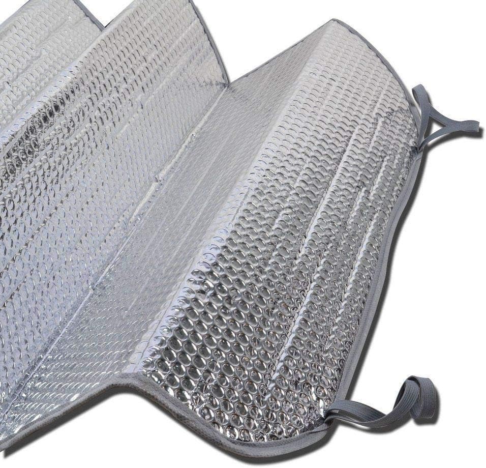 New Silver Double Bubble Standard Windshield Sun Shade Cars Trucks SUVS (57'' x 23'' (S))
