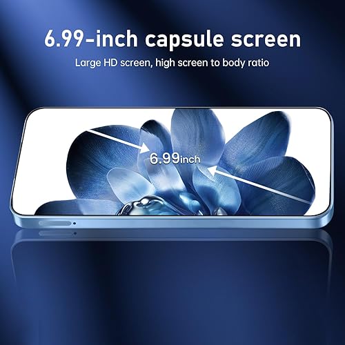 Miniatura 5 de 16PROMA X Smartphone Nueva actualización de 16 GB+512 GB6.99 pulgadas, cámara de zoom de 68+108 MP, acabado de vidrio templado, 7000 mAh Android 14