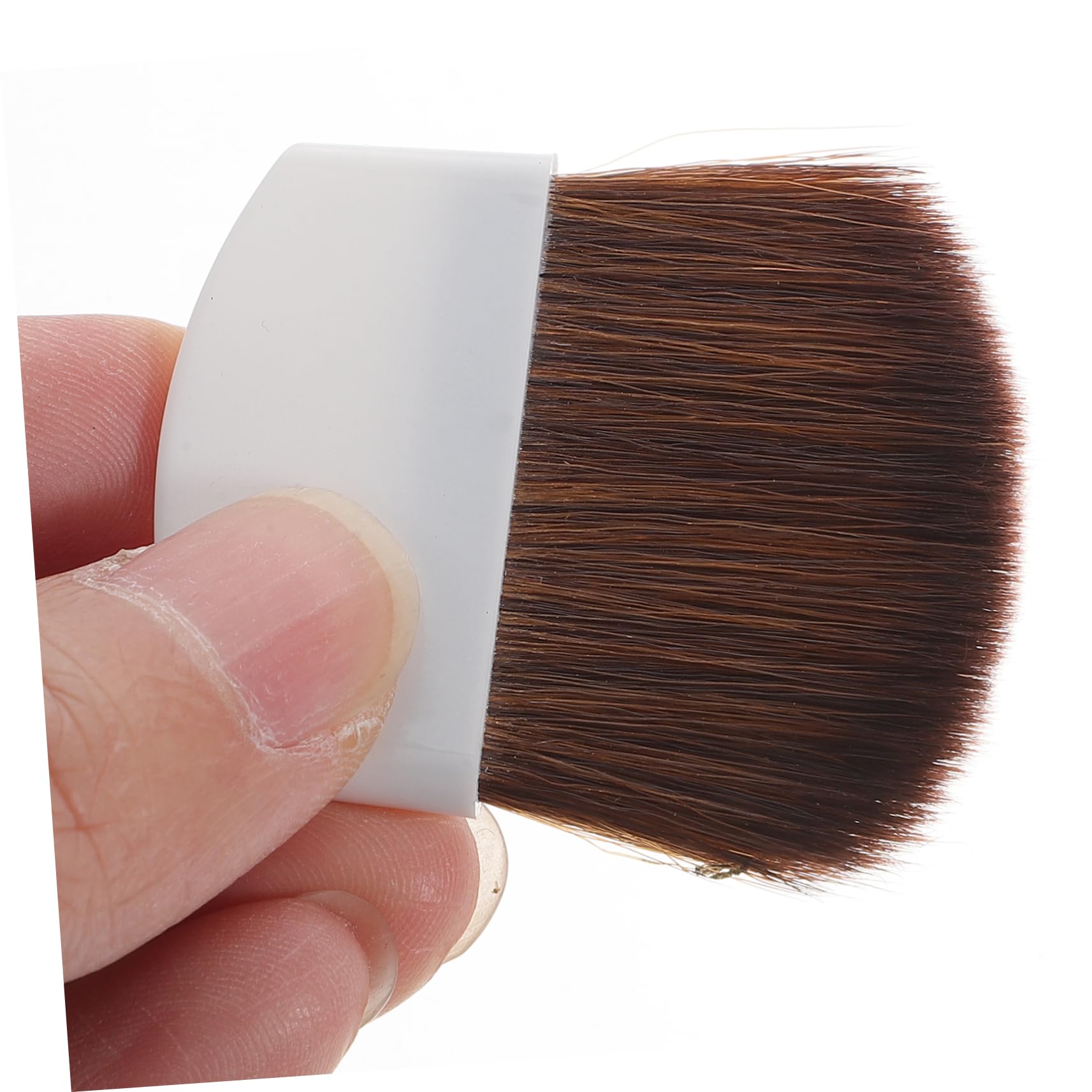 Brocha de Maquillaje Portátil para Rubor, Base, 2 Piezas