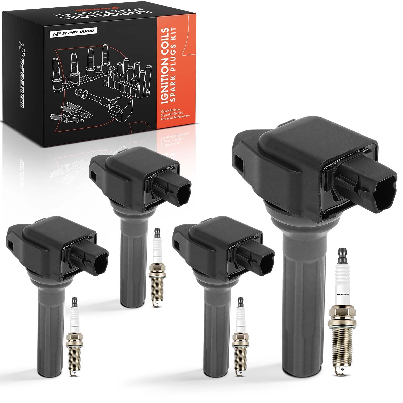 Amazon.com: A-Premium Set of 4 Ignition Coil Pack and Iridium