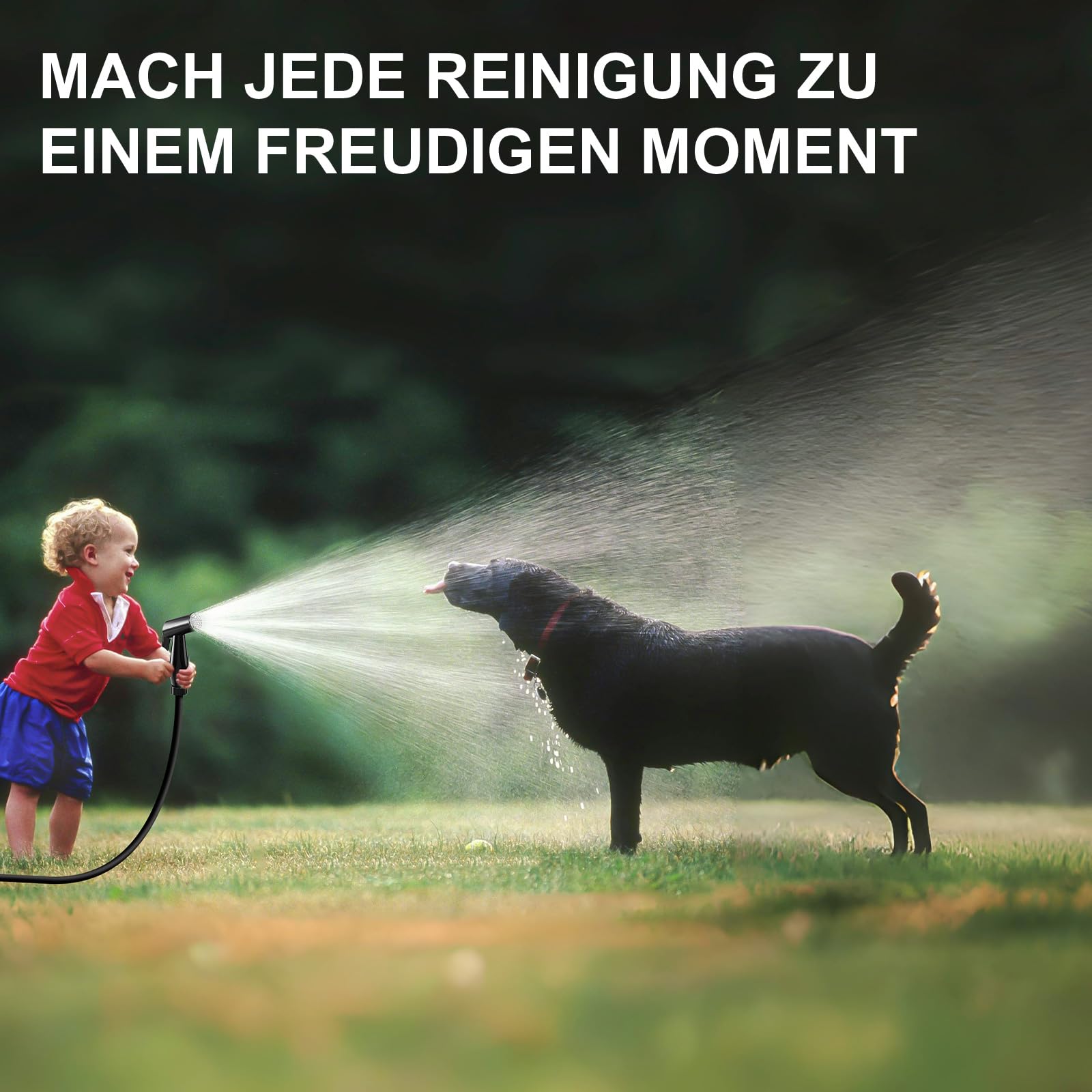 Campingdusche 20L mit 2000mAh Pumpe - Faltbare Outdoor Dusche inkl. 2m Schlauch & Aufbewahrungstasche - Mobile Solardusche für Wohnmobil