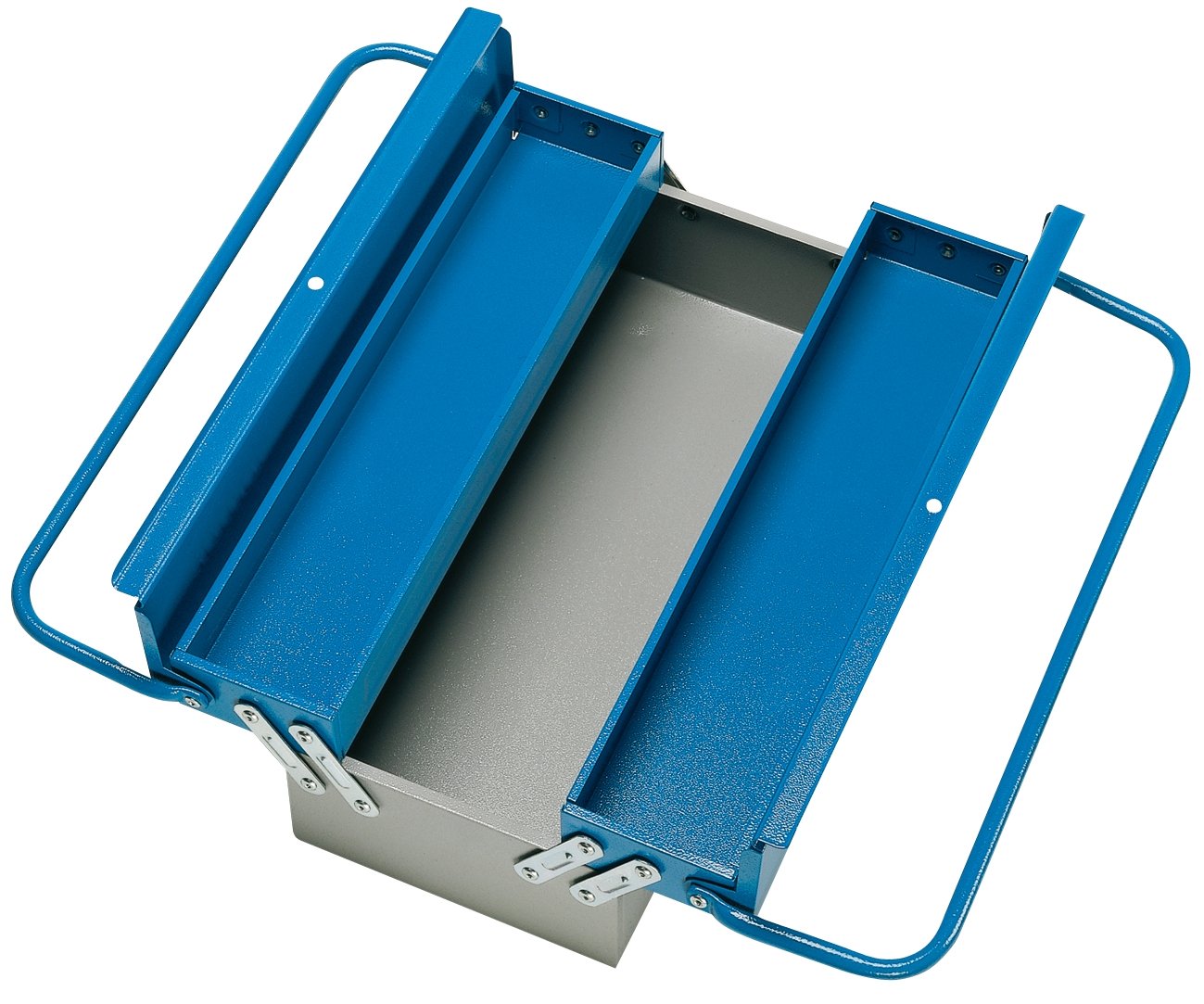 UNIOR 608538 - Caja metálica portaherramientas con 3 compartimientos 460x210x175 mm serie 914/3