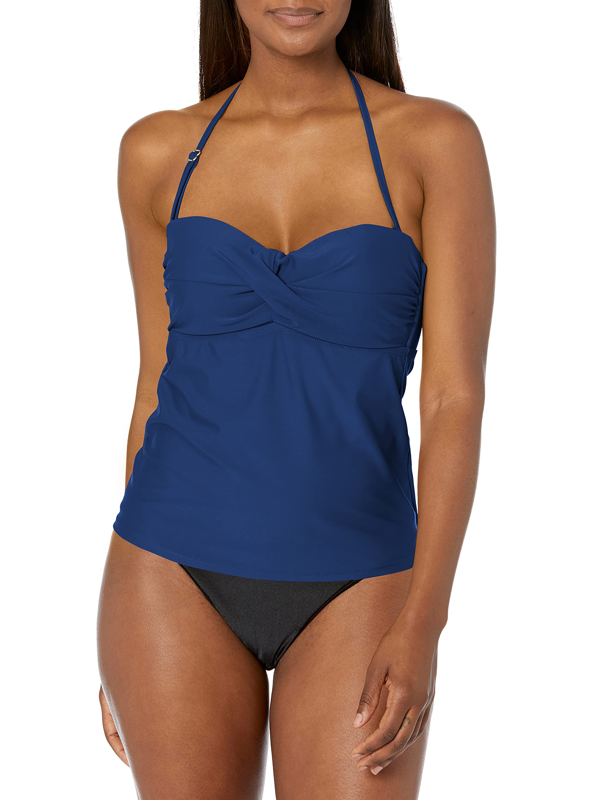 Catalina Maillot de Bain Tankini Bandeau Torsadé sur Le Devant Haut de Tankini Femme