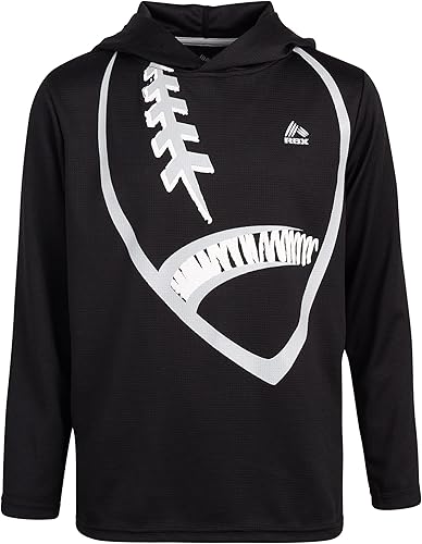 Miniatura 5 de RBX Conjunto deportivo para niños Sudadera térmica deportiva de 2 piezas con capucha y pantalones deportivos de tricot (talla 8-12)