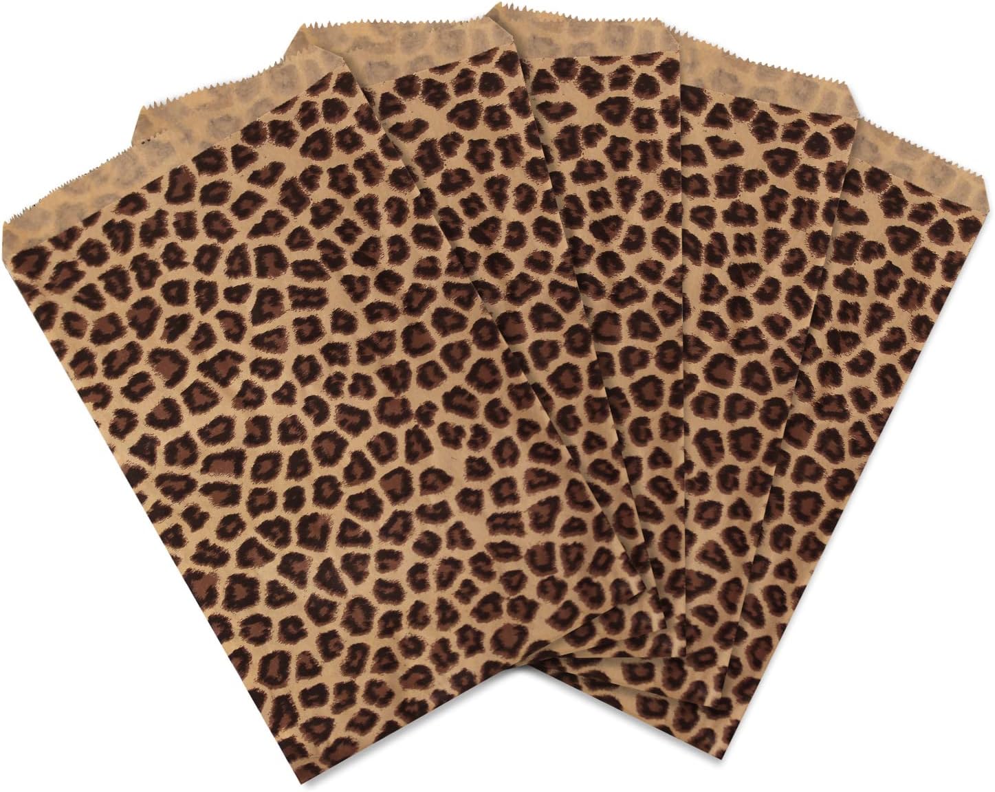 of Flat Plain Prints Paper or Patterned Kraft Bags for Candy,