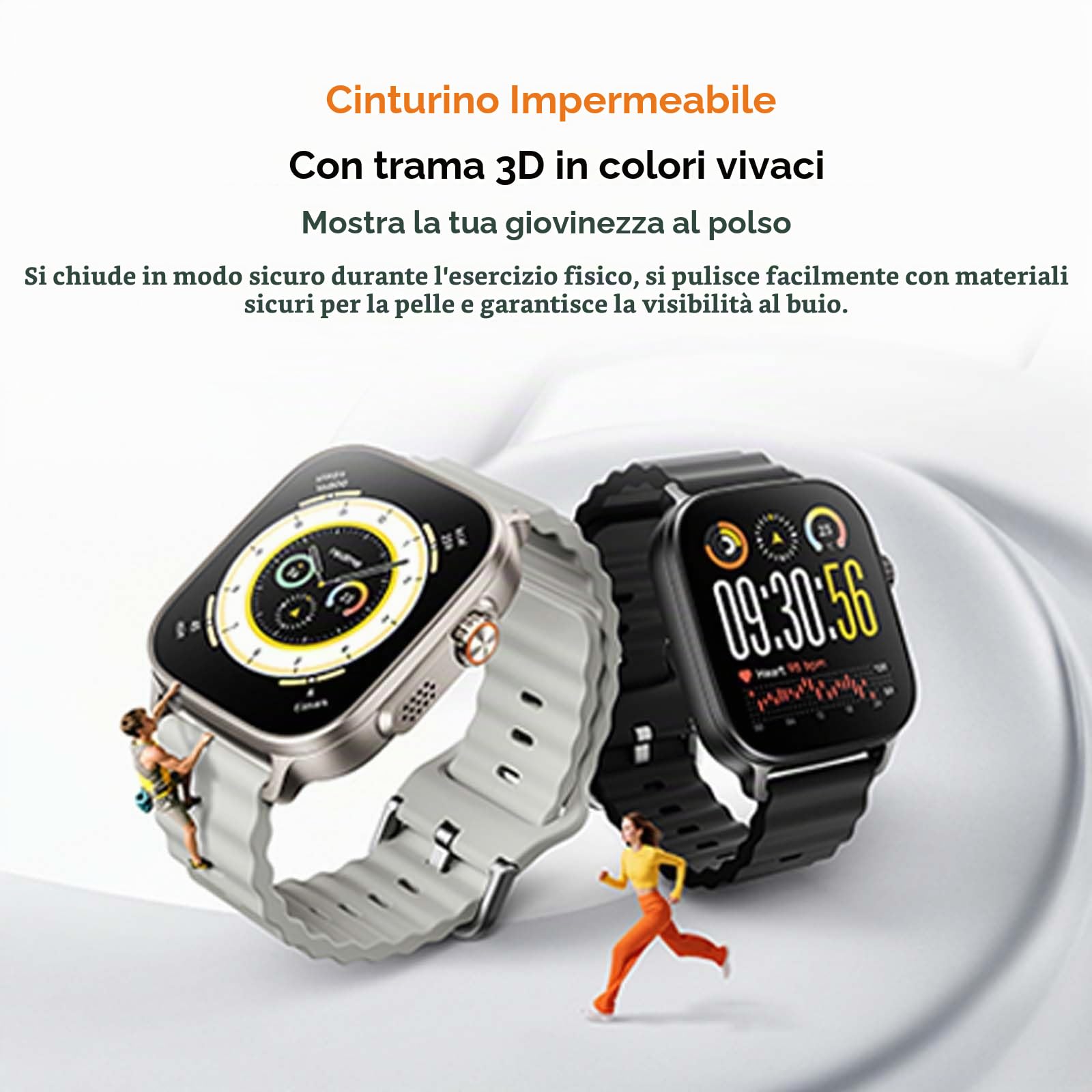 realme Watch 5 Smartwatch con Batteria da 20 Giorni, Orologio Intelligente con GPS, 108 Modalità Sportive, Monitoraggio della Salute, Chiamate Bluetooth, IP68/NFC, Argento