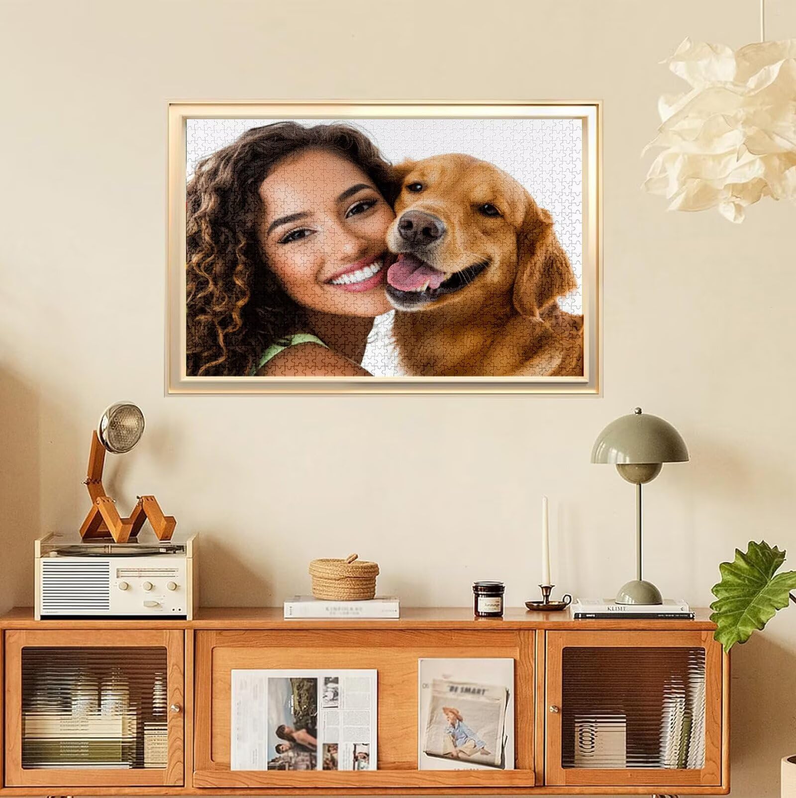 Puzzle Personalizado con Foto, Personalizada Rompecabezas Personalizado Diseña tu Logo Foto o Texto, Personalizado Navidad Halloween San Valentín Parejas Niños Familia Amigos h-3461