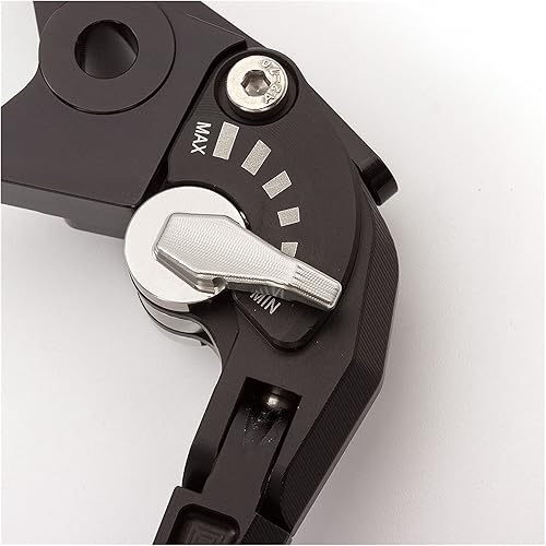 Miniatura 4 de DYYDCK Palancas de embrague de freno extensible para motocicleta CNC 3D Rhombus para Yamaha XTZ125 Xtz 125 2014-2018 2015 2016 2017 Palanca de