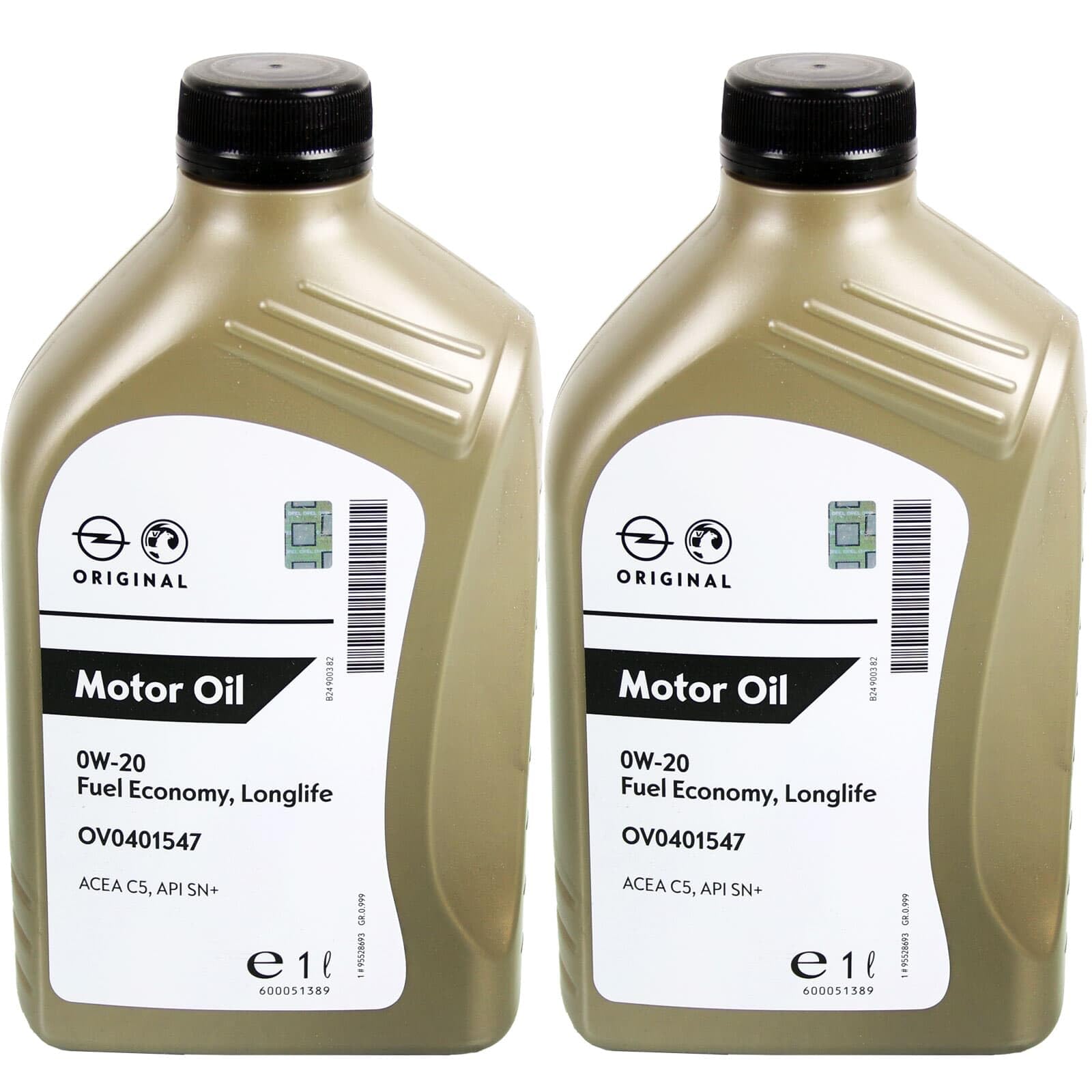 2x 95528693 Öl (2 L) | 2x1L 95528693, Fe 0W20 Dexos D OV0401547,