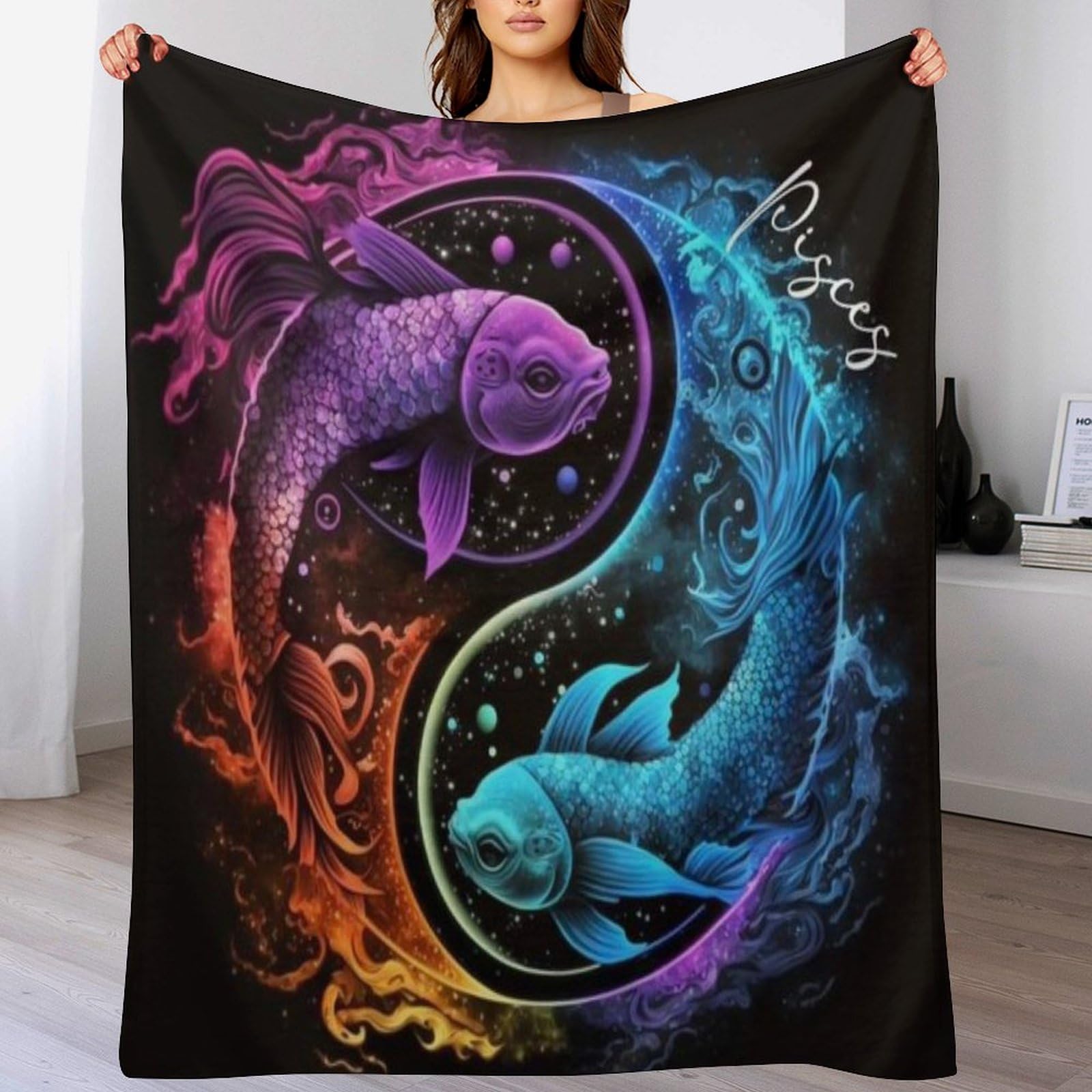 Couverture poisson cadeau idéal et doux pour enfants et adultes