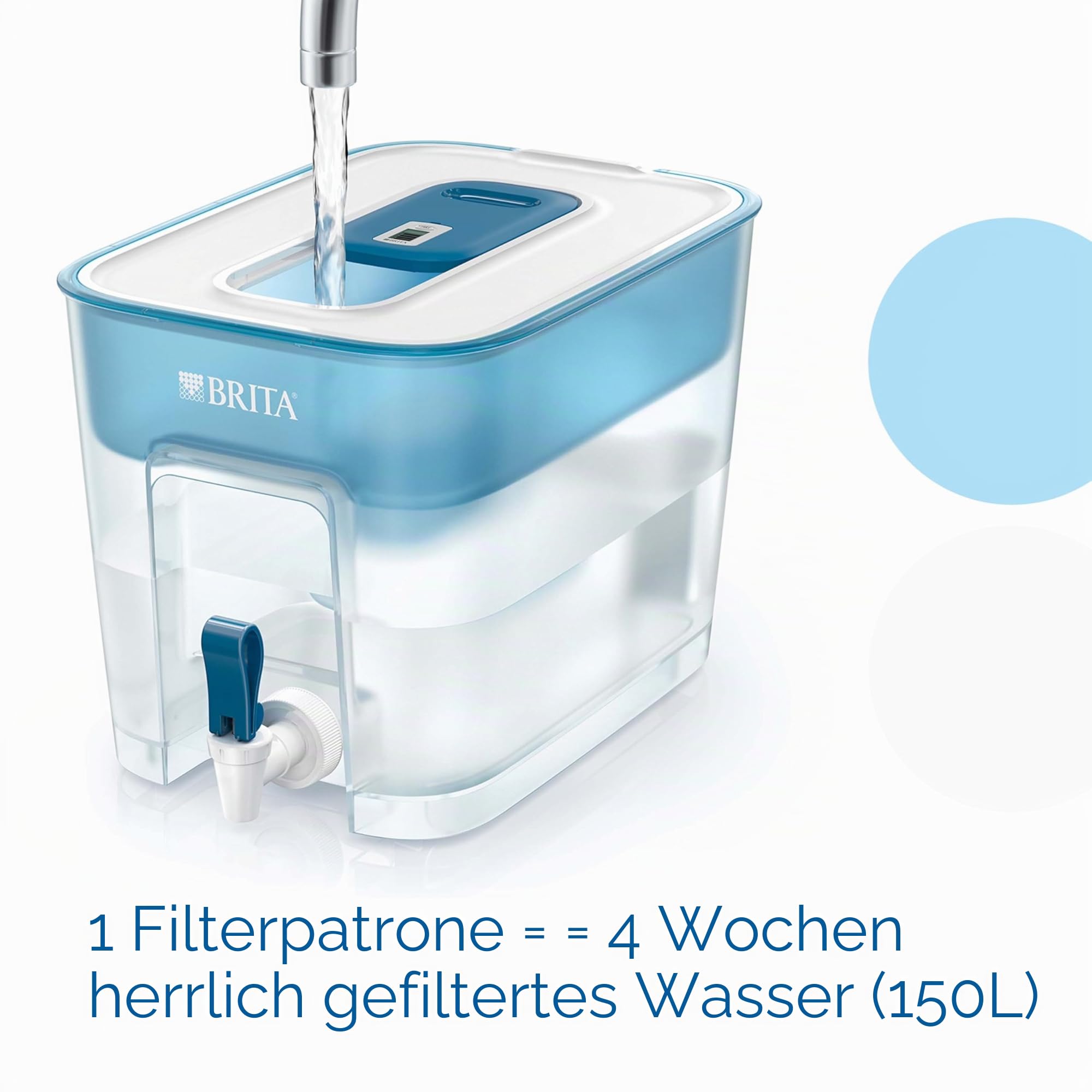 Brita Flow Blue Flow Water Distributor (8.2l) Includeva 1 Cartuccia AlL-IN-1 Maxtra Pro