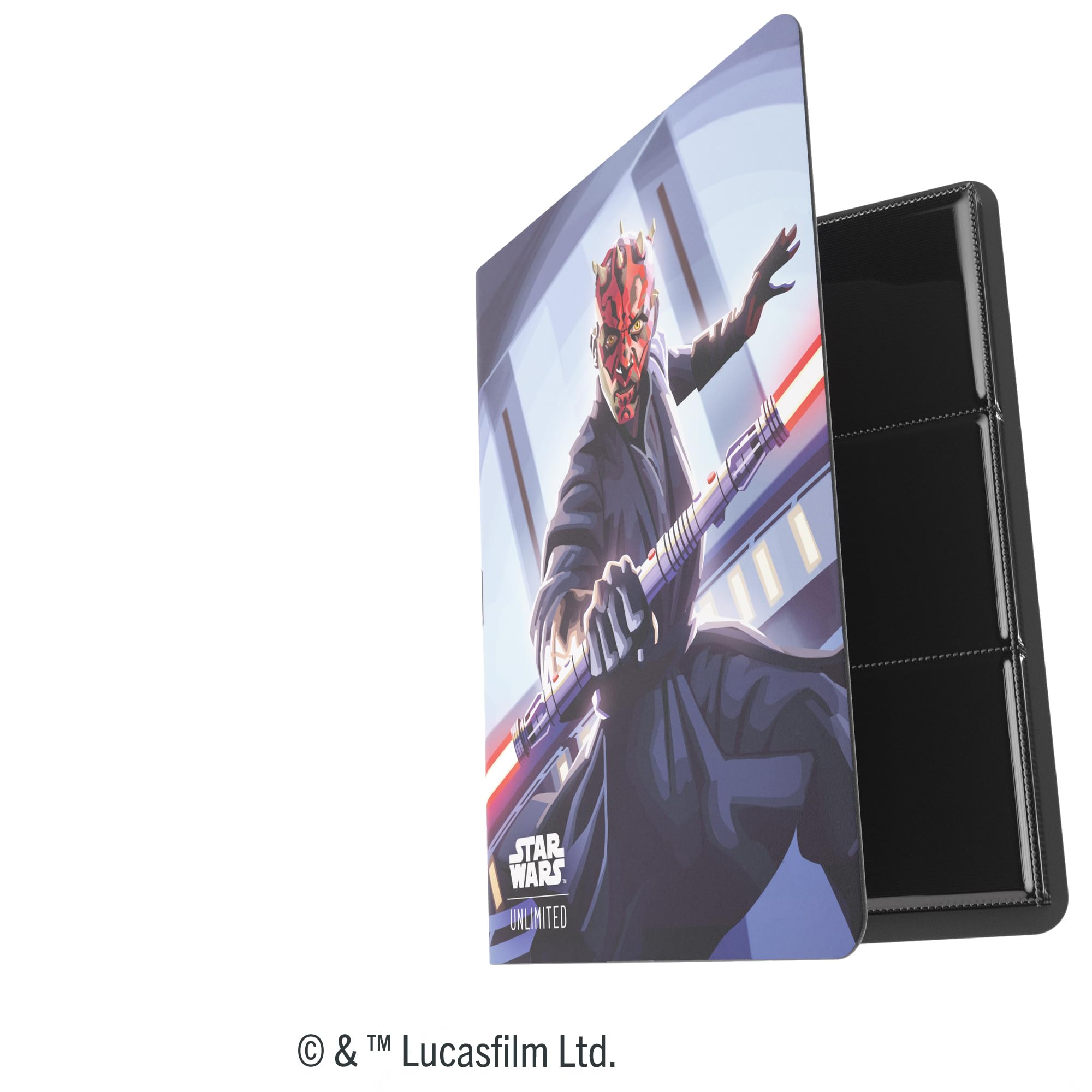 Gamegenic Star Wars Unlimited Casual Album 18 kieszeni Qui-Gon Jinn Darth Maul 360 kart