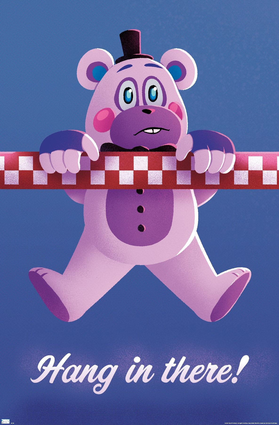 Five Nights at Freddy's: Security Breach - Hang In There Wall Poster, 22.4L" x 14.7W", Premium Unframed Version
