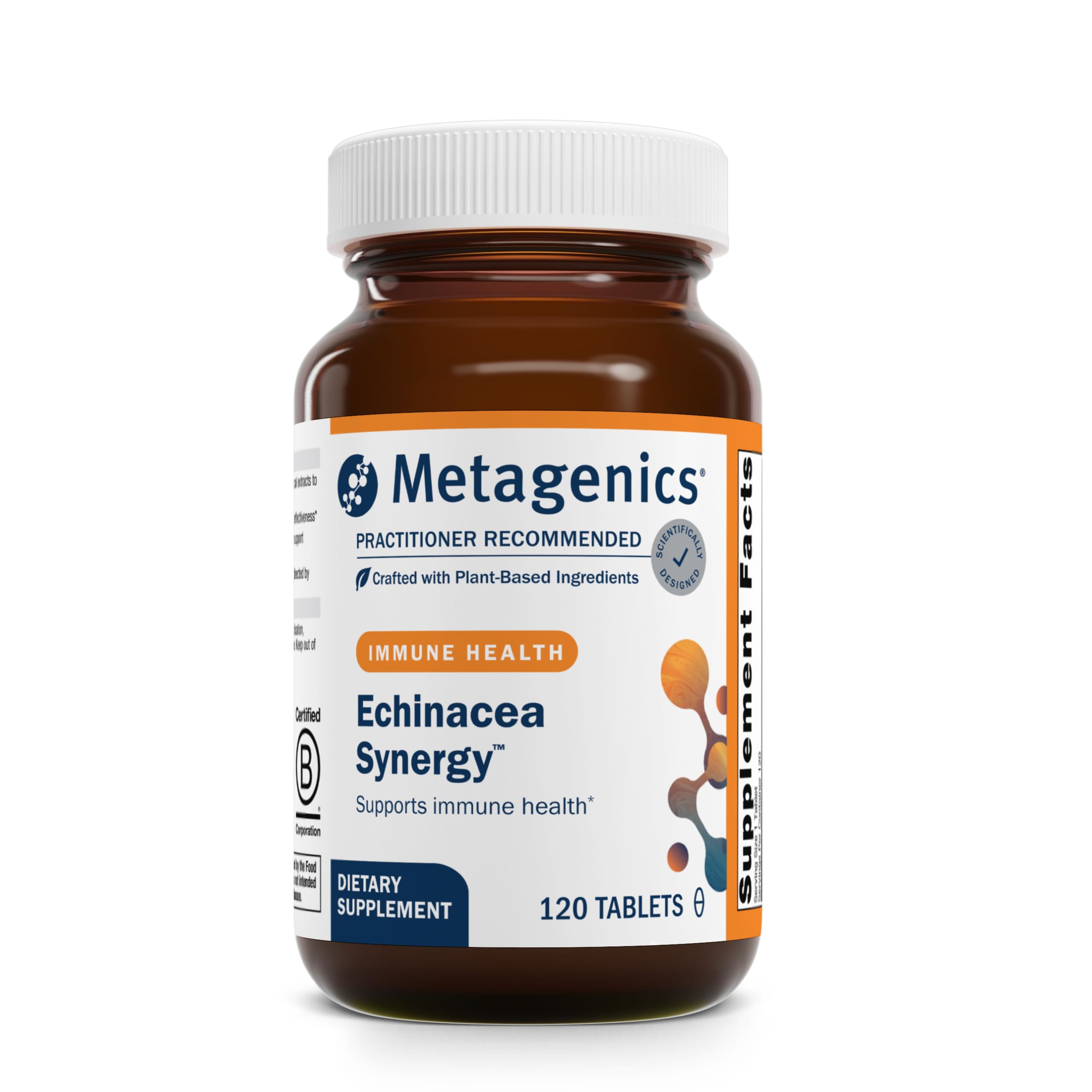 Metagenics Echinacea Synergy, Herbal Immune Supplement, 120 Tablets