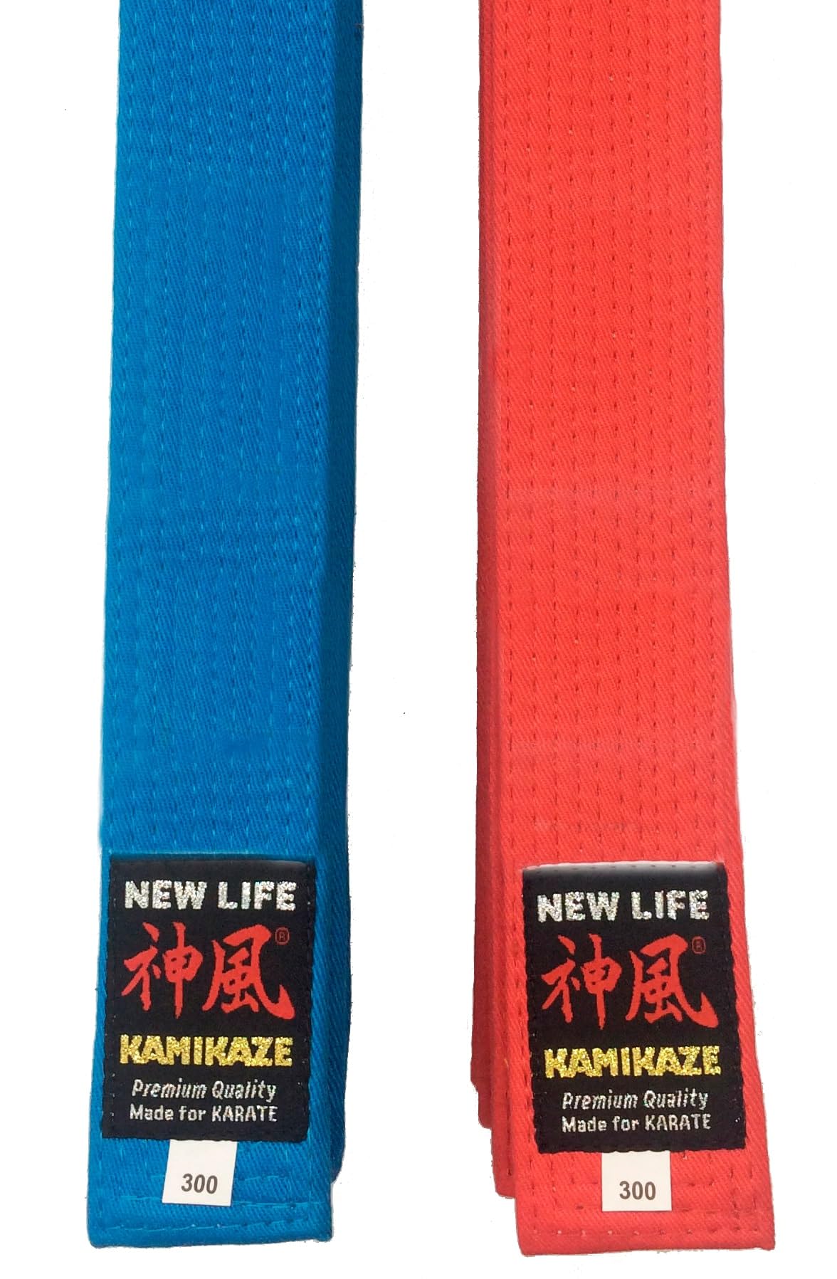 Kamikaze Cintura da Competizione Kata New Life Premium, Cotone Larghezza Speciale, WKF