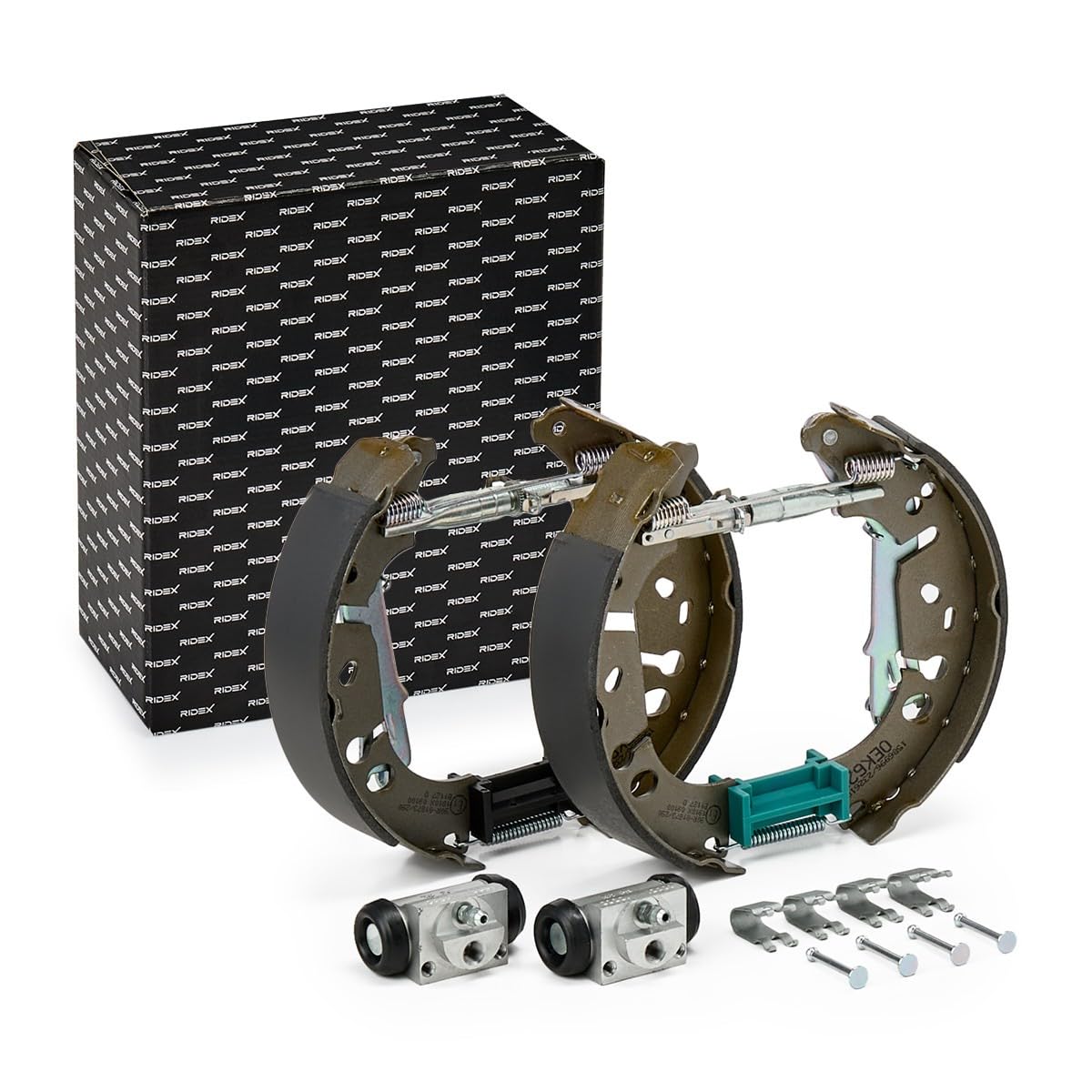 RIDEX 3859B0313 Kit frenos disco de tambor Trasero con palanca freno de mano Compatible con FIAT GRANDE PUNTO 199