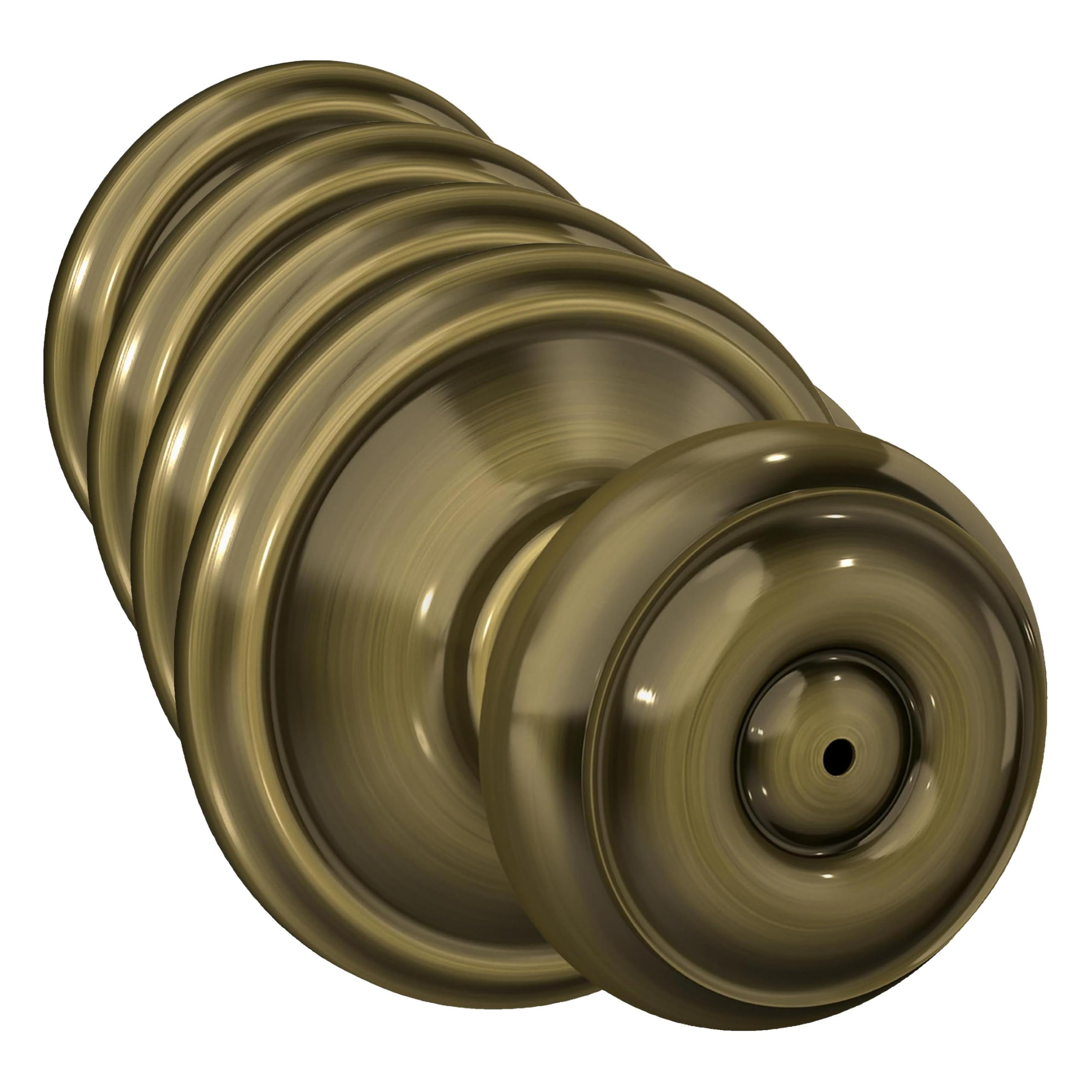 Aged Bronze Schlage Door Knob - Georgian Style -29
