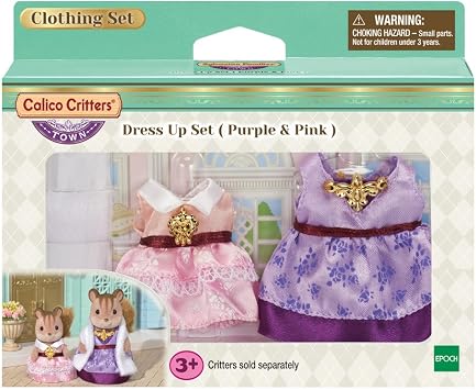 Calico Critters Town Dress up Set Purple & Pink