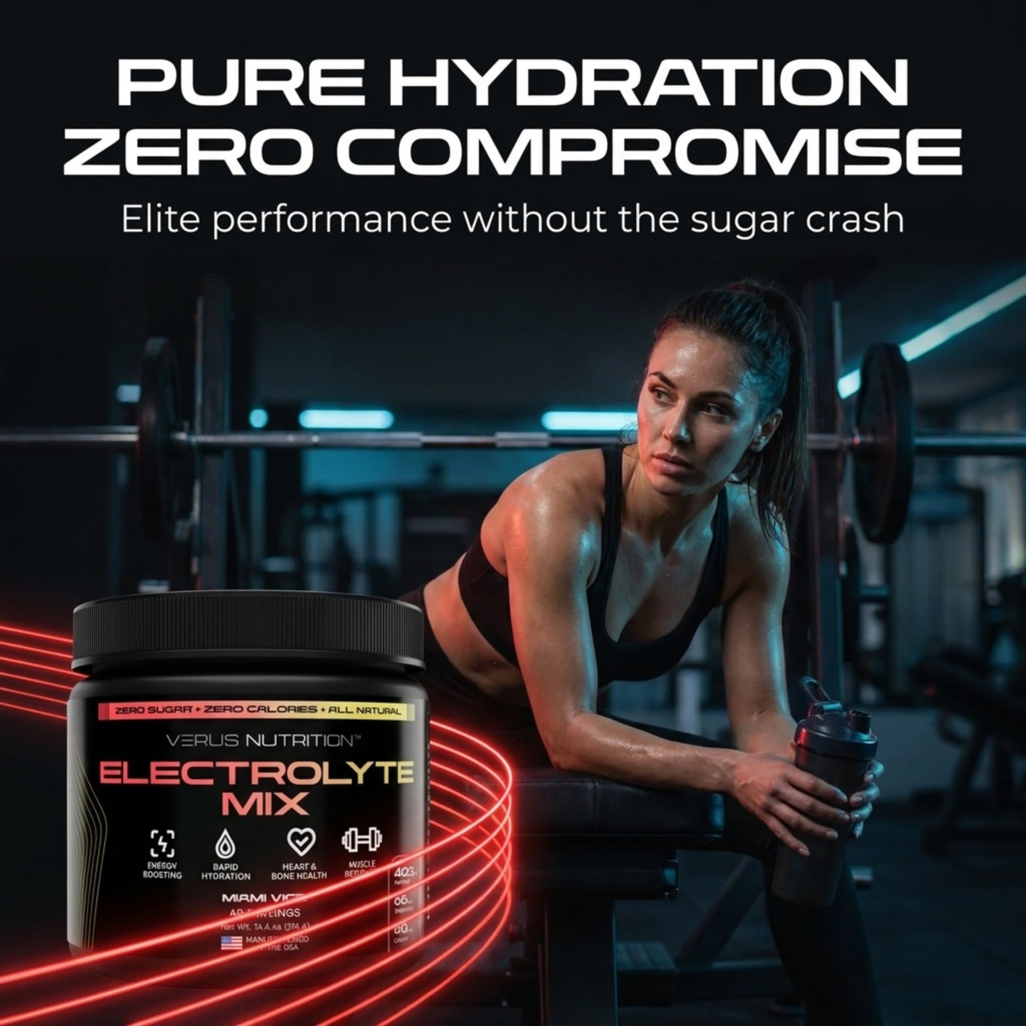 Miami Vice Electrolyte Powder, Zero Sugar, 60 Servings — Amazon image 5