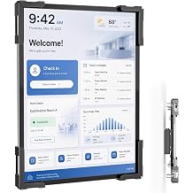 AboveTEK Tablet Wall Mount, Anti-Theft iPad Wall Holder with 360 Screen Rotation, Steel Wall-Mounted Tablet Holder for 9.7"-13" iPad Pro/Air, Galaxy Tab, Business POS, Reception & Meeting Rooms
