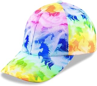Unicorn Girls Baseball Cap Kids Sun Hat Trucker Hat Adjustable Baseball Hat Beach Hat for Girls' Accessories