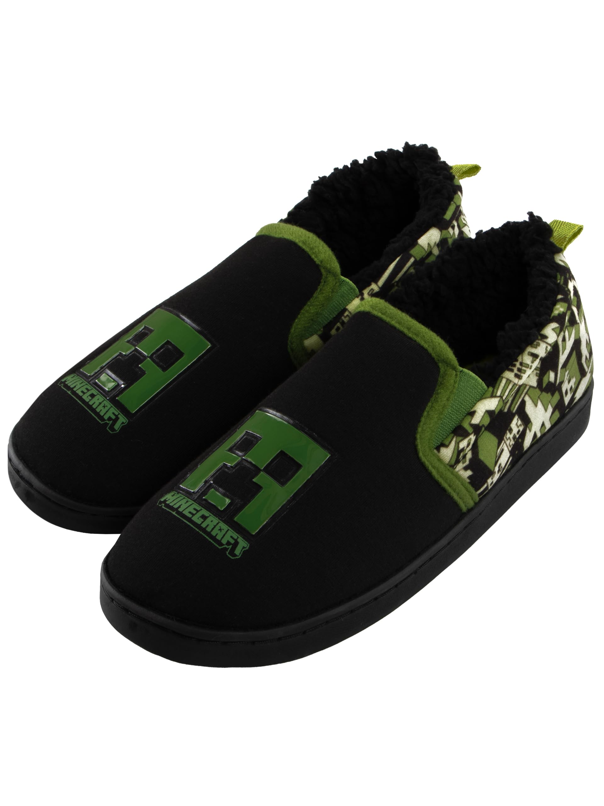 Minecraft Kapcie Dla Chłopców, Kapcie Creeper, Domowe Buty Dla Graczy