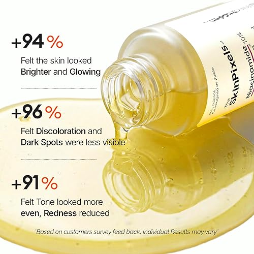 Miniatura 6 de The SkinPixels Suero facial iluminador y resplandor de niacinamida al 10% – Reduce las manchas oscuras, el acné, las líneas finas y las arrugas,