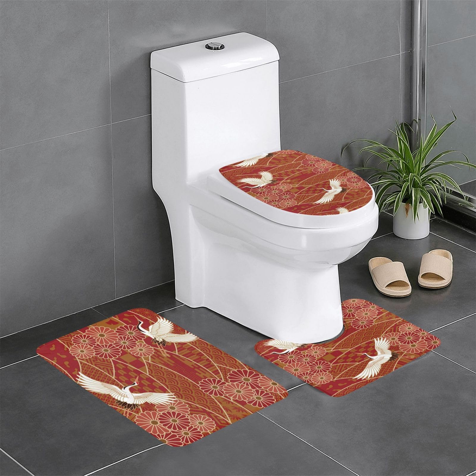 Tapis de sol antidérapant résistant humidité flanelle 61x40