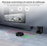 MONSGA Robot Vacuum with Mop, 7000Pa Powerful Suction, Lidar Navigation Robotic Vacuum with 3.5L Self-Empty Station, 180mins Runtime, APP/Remote/Voice Control, for Hard Floors and Carpets (MS1MAX) - 7