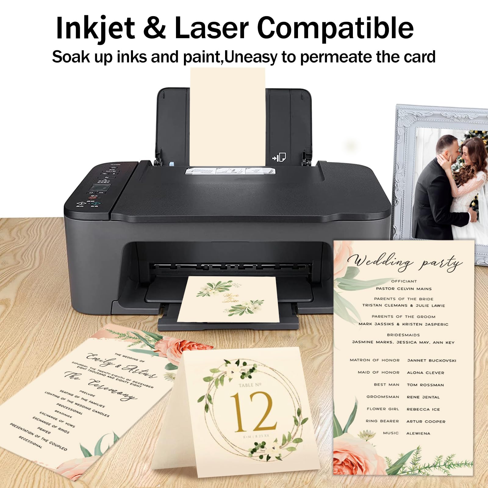 Cremefarbener Karton, 29,5 kg legal, dickes Kartonpapier, 100 Blatt, Goefun schweres Kartonpapier für Kunst und Handwerk, Poster, Broschüren, Speisekarten, Karten, Deckel