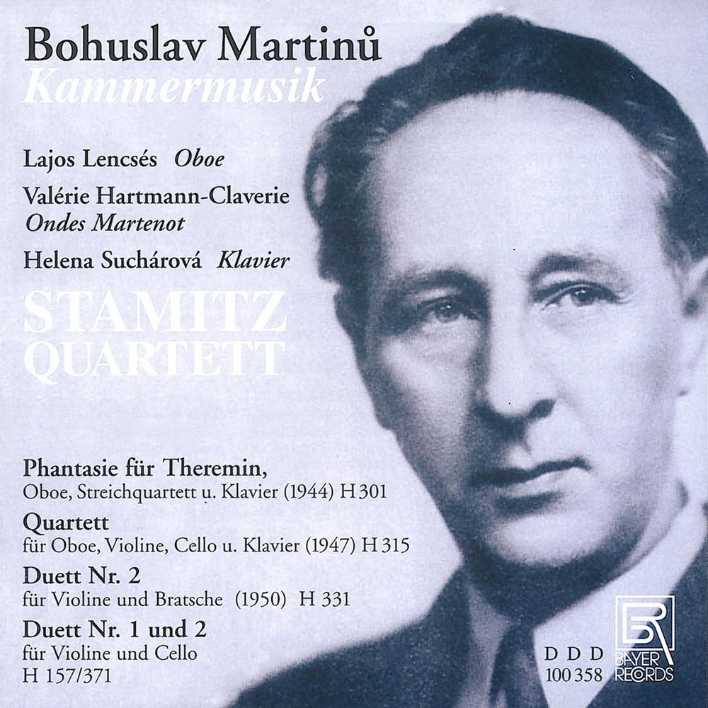 Bohuslav Martinu: Chamber Music