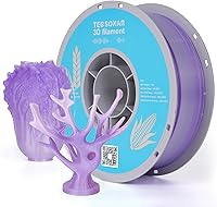 Vista 22 de Filamento Matte Rainbow PLA para Impresora 3D, 10 Carretes, Carrete de 1KG (2.2lbs) 1.75mm, Filamento Gradiente Multicolor a Granel para la mayoría