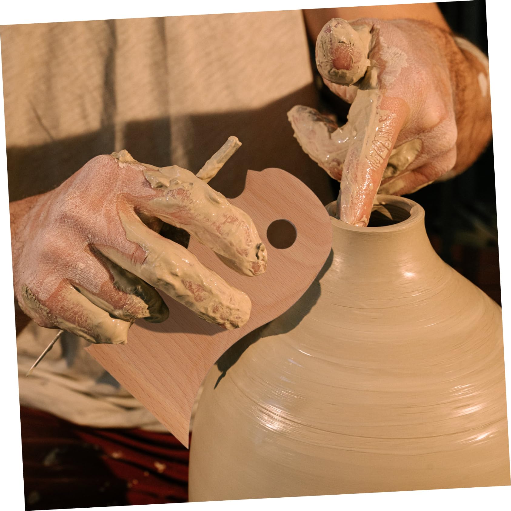 DOITOOL 2 Set Strumenti per Scolpire Argilla per Rifinire Terracotta per Progetti Fai da Te E Creazioni 7 Pezzi * 2