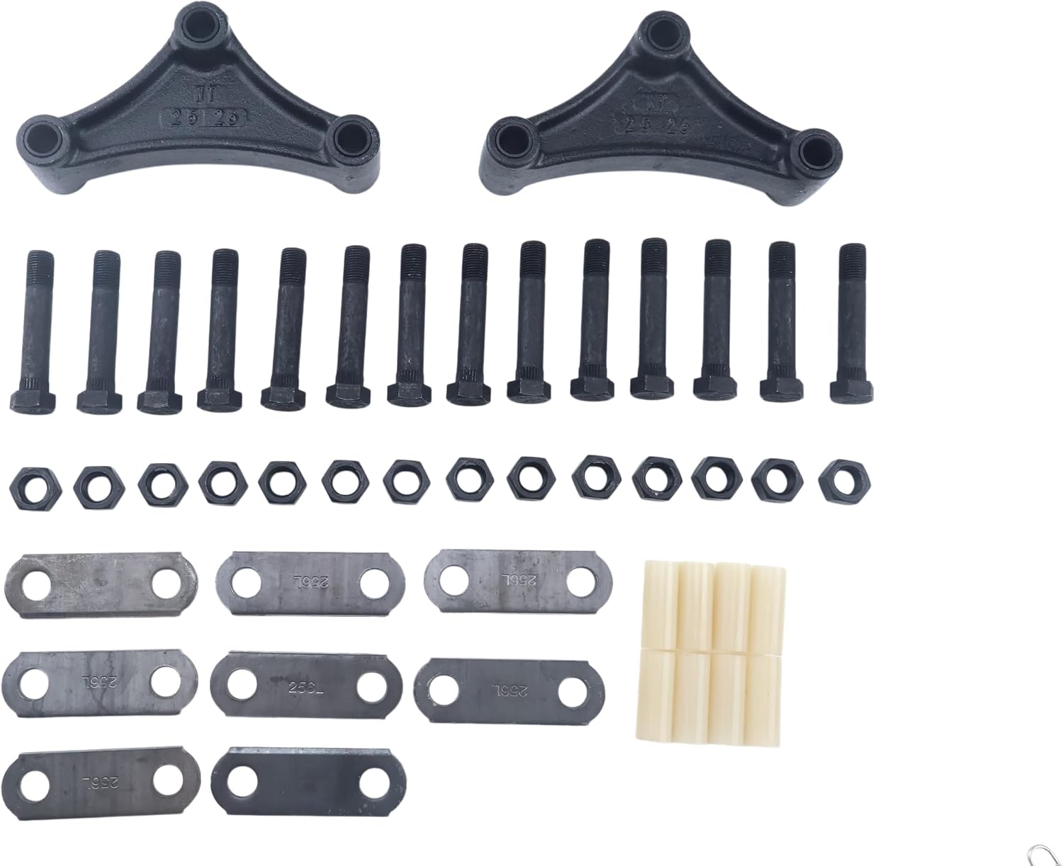 Suspension Rebuild Kit Tandem Axle Trailer Leaf Spring 3500-7000 EQ-356 6-1/8" SRK-TA-SB-356E