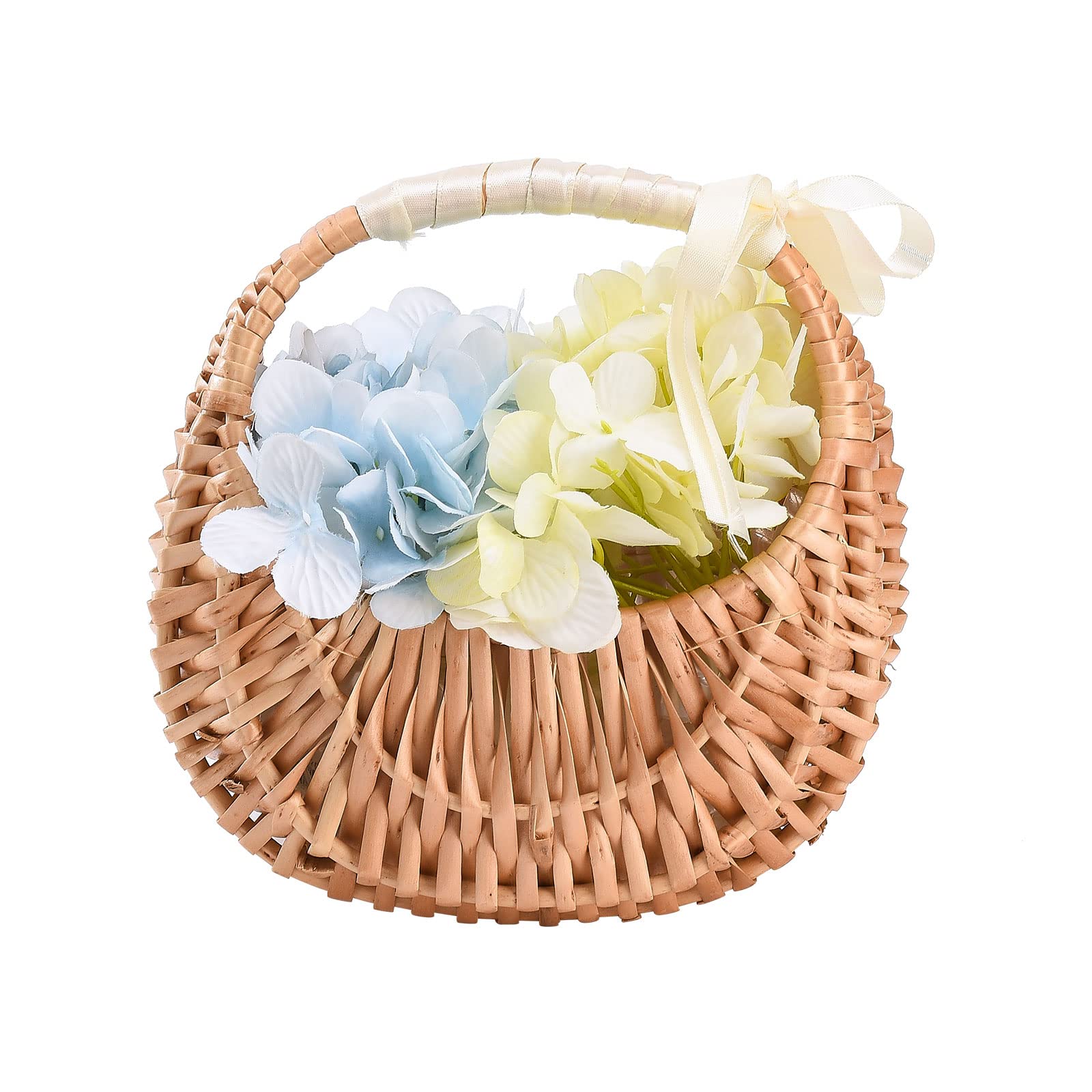 CESTO DI FIORI Alga Marina Vimini Vaso Fioriera Per Cestini Piante EUR
