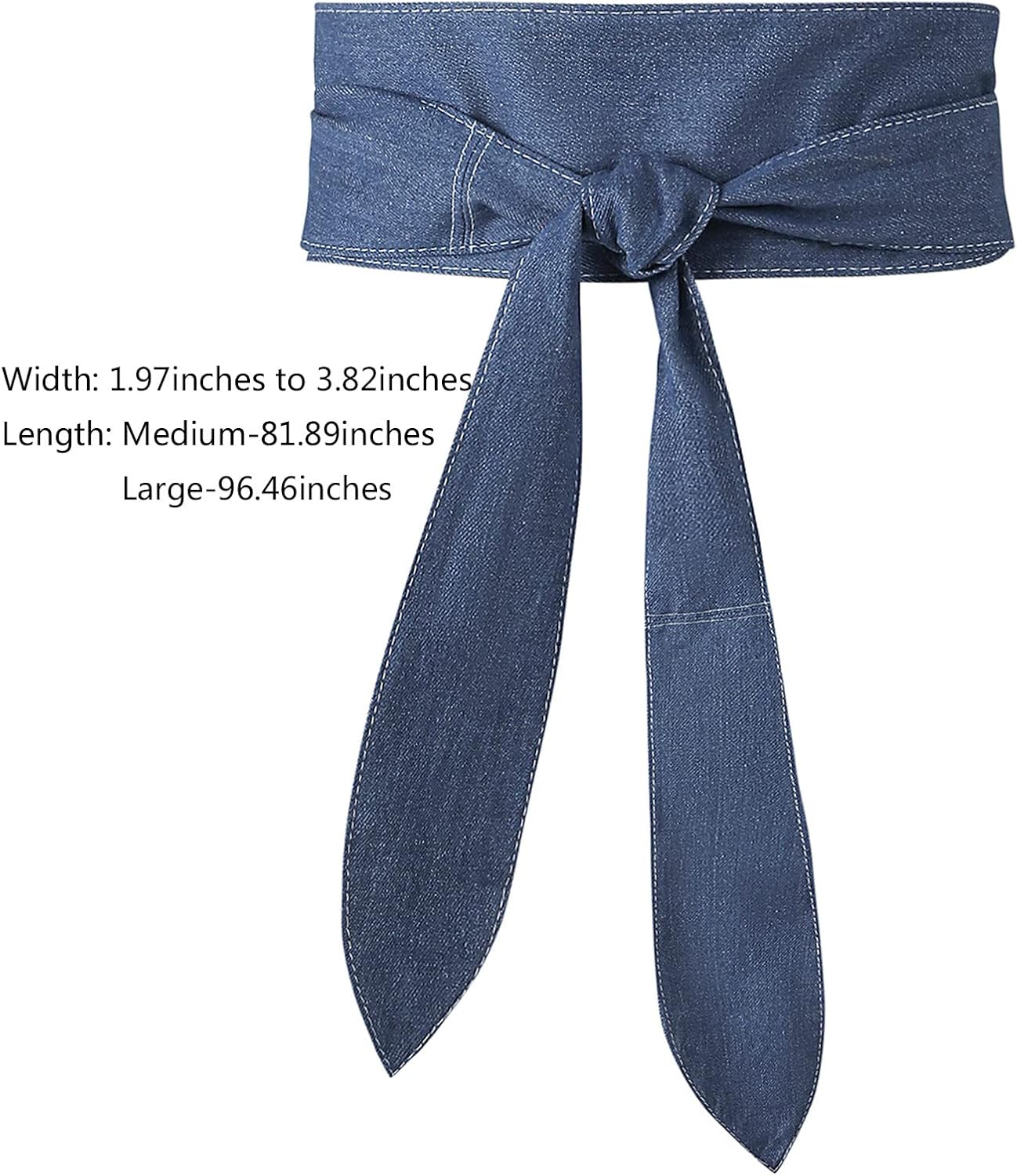 Earnda Womens Fashion Obi Belt Wrap Wide Cinch for Dress Solid Color Belts - Image 2