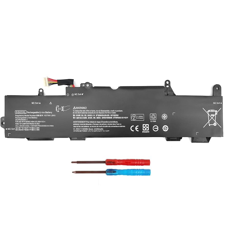Batteria HP SS03XL Per EliteBook E ZBook - 11.4V 4100mAh - Foto 8