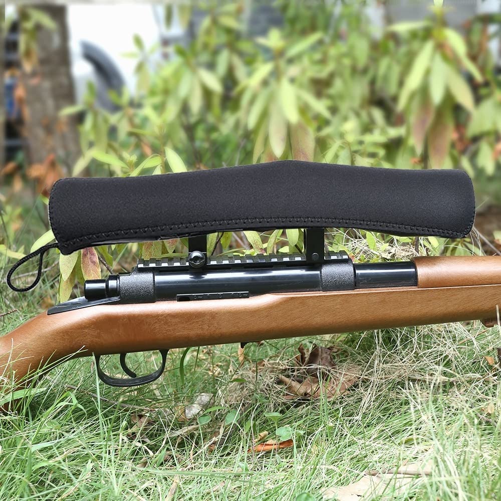 MiOYOOW 2 cubiertas de neopreno para objetivo óptico, 14,9 x 2,5 pulgadas, impermeables, para armas de caza al aire libre