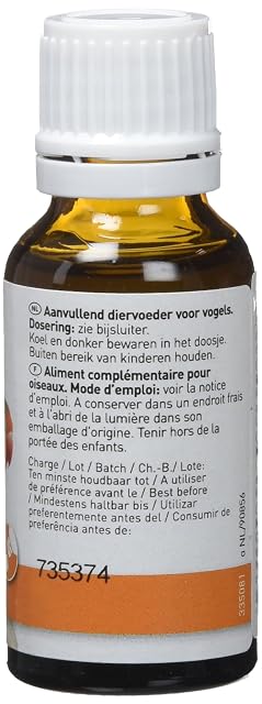 Foto 2 de 3 de Beaphar BEA16108 Suplemento Alimenticio, Vitamina a para Pájaros - 20 ml