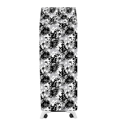 Beautiful Printed Cooler Cover Compatible for Symphony Diet 3D 55i 55 Liter Tower Cooler(Black Color)