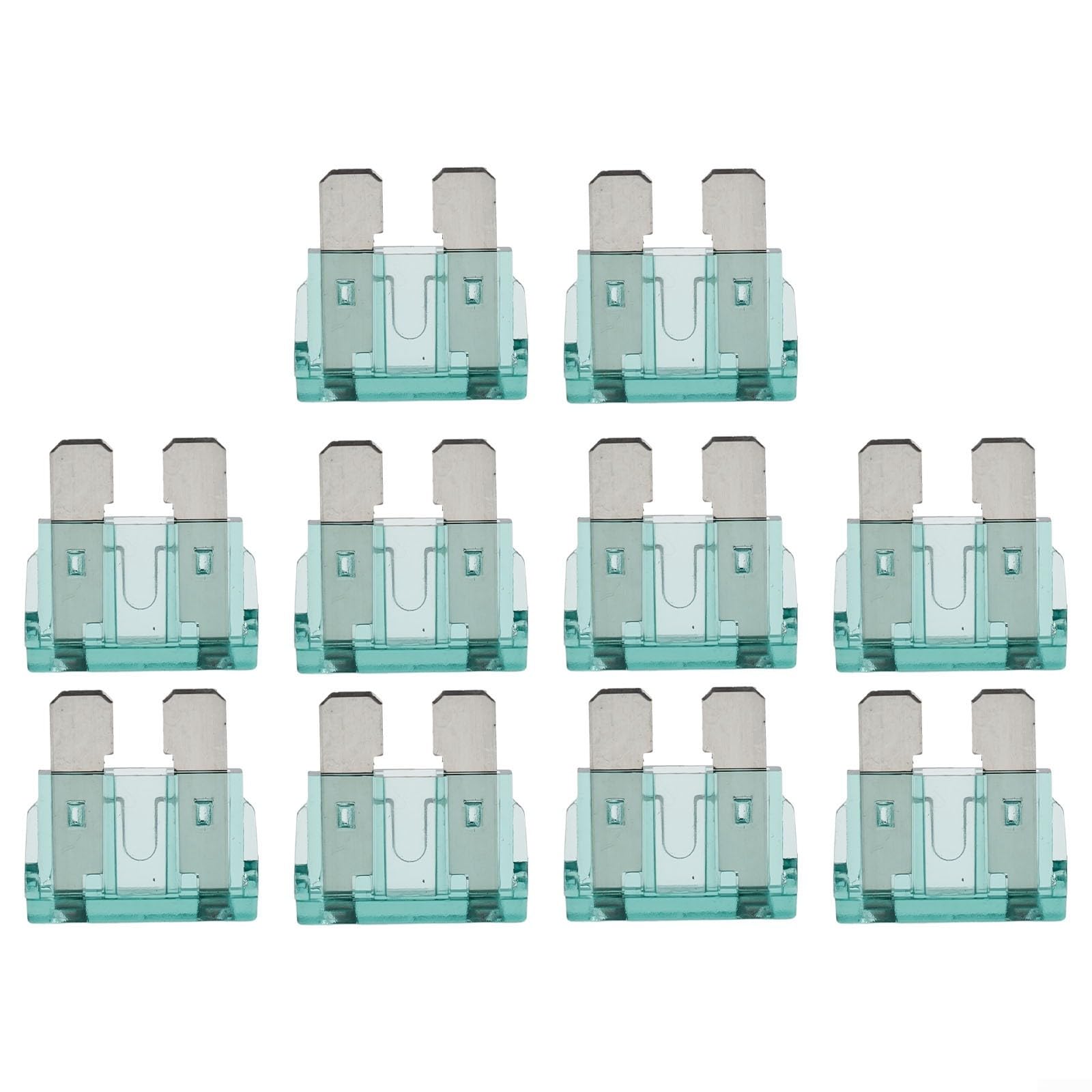 10-Pack 1A Blade Fuse,for Automotive and Motorcycle - ATO/ATC Standard 12V, Car Electrical Fuse, ATC Fuse Replacement, Blade Type Automotive Fuse Block