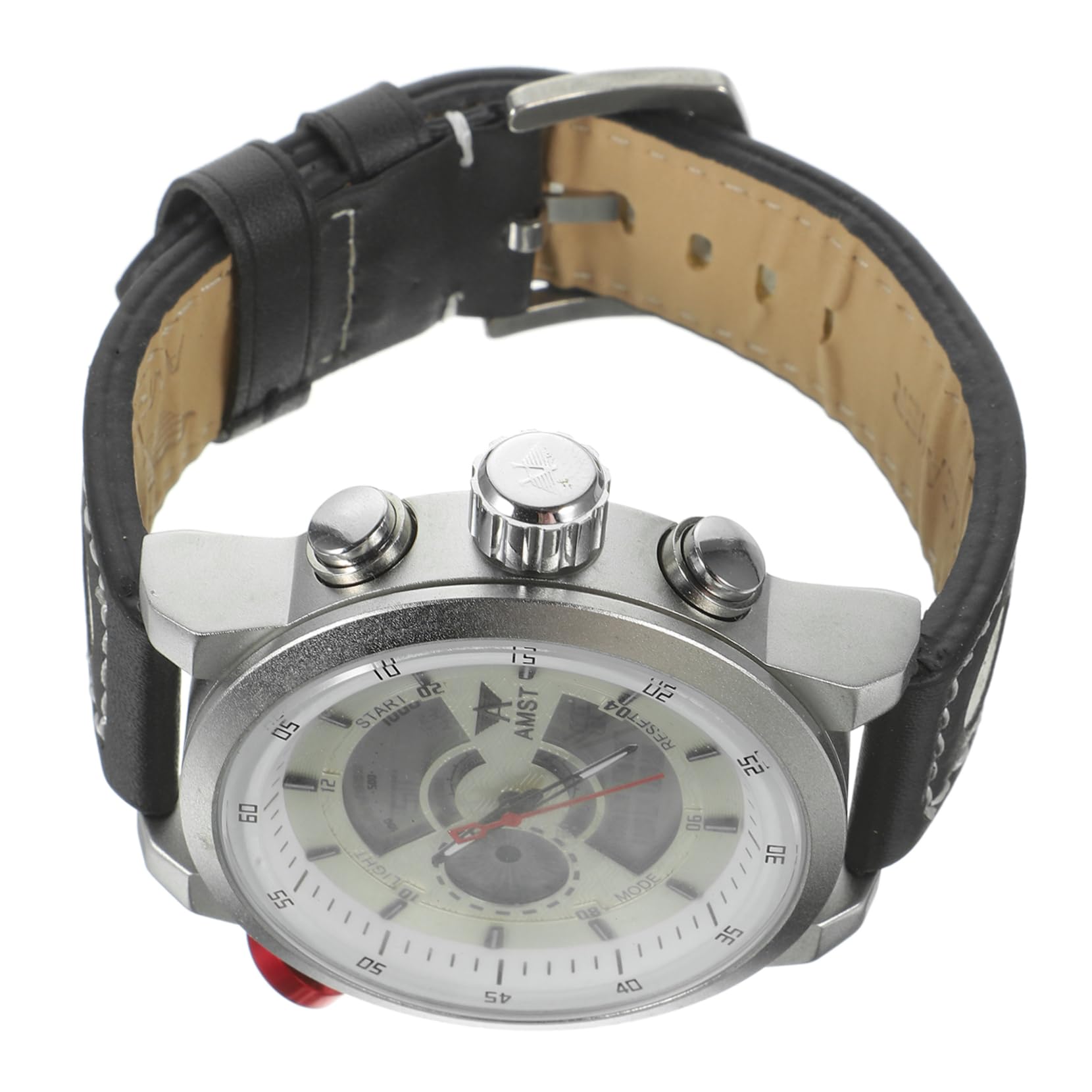 TENDYCOCO2pcs Waterproof Watch for Kids Boderry Watches for Men Mens Wristwatches Kid Watches Mens Watches Wristwatches Watches for Men Watch for Men Resistant Watch Child LED White