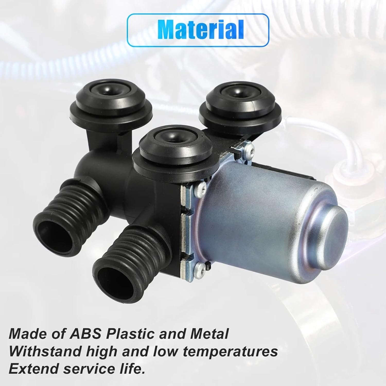 Areyourshop Heater Control Valve 64118369805 for BMW 323I/328I 1999-2000, 325CI/330CI 2001-2006, 325I/325XI/330XI 2001-2005, 525I/530I 2001-2003, X3 2004-2006, 323CI/328CI 2000