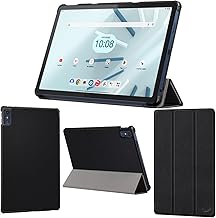 wisers au Lenovo Tab M10a 5G LET02 Tablet Case for Lenovo TAB7 (Black) 10.6 Inch (Protective Film/Slim Type) Tablet Cover 2023 New