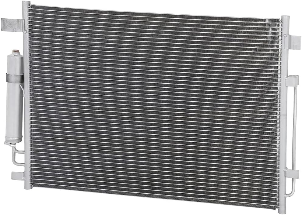 OCPTY Aluminum A/C Condenser Replacement Fit for 2009-2015 for Nissan for Murano 3.5L 2011-2016 for Nissan for Quest 3.5L