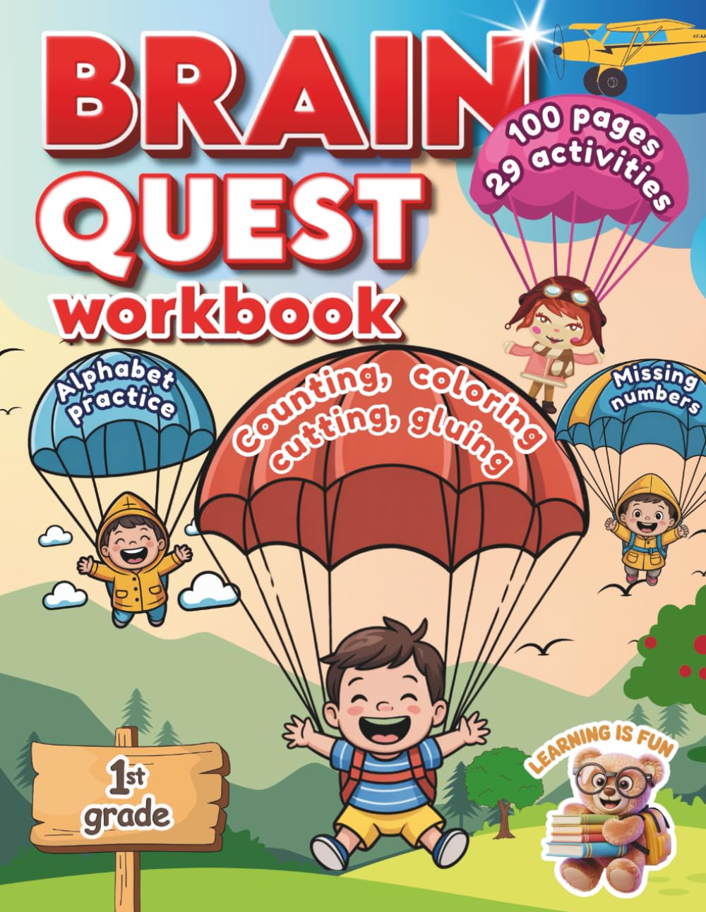 Brain Quest Workbook: 1st Grade: Counting, Coloring, Cutting, Gluing