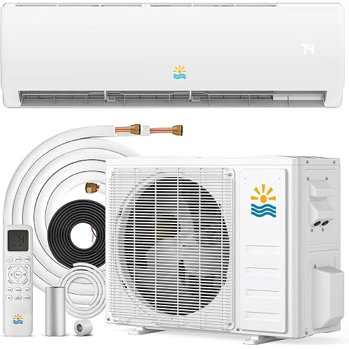 Rellytech Mini Split AC/Heating System 11500 BTU AC & Heat Pump 17 SEER2