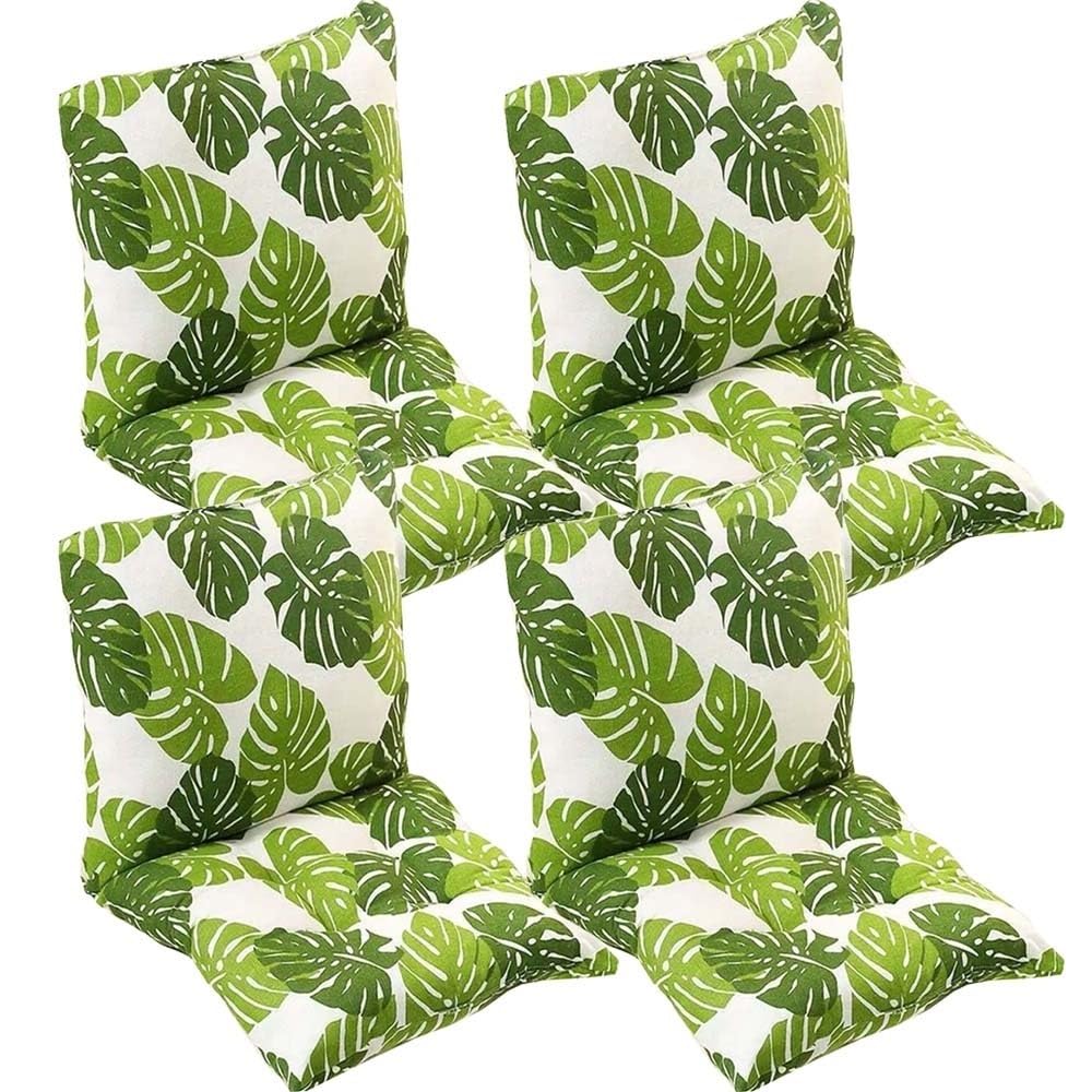 Cuscino Per Sedia Da Esterno 50x50 Cm - Impermeabile Con Corde Di Fissaggio, Marrone - Foto 8