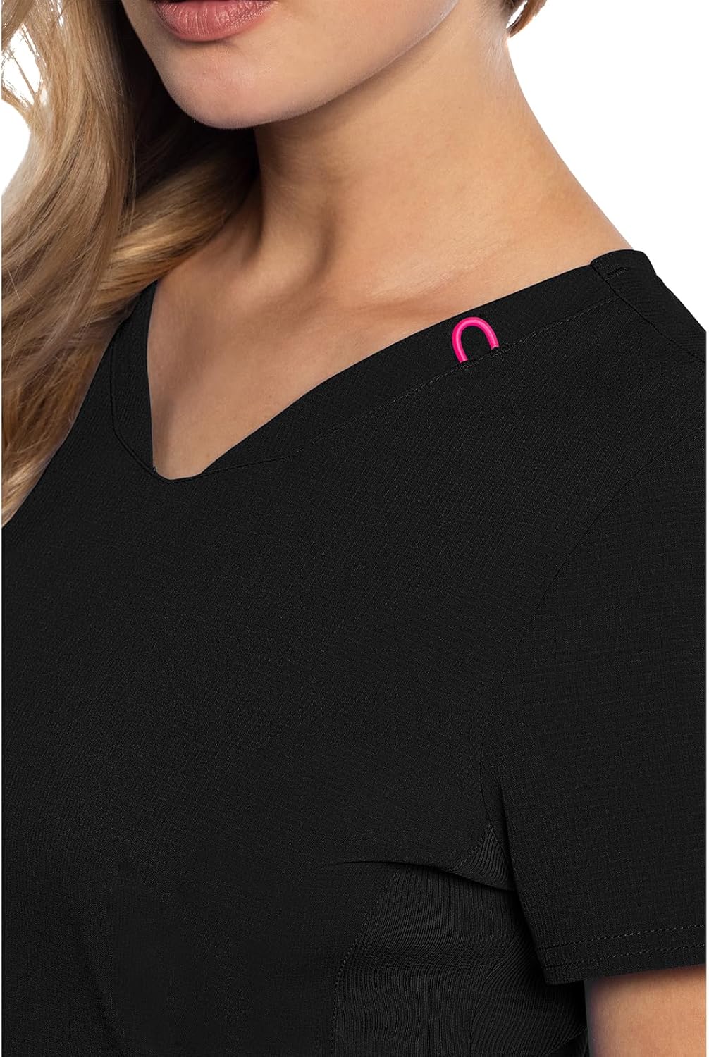 Med Couture Scrub Top Women Missy Fit V-Neck Scrub Top with 3 Pockets, Moisture Wicking Technology - MC702